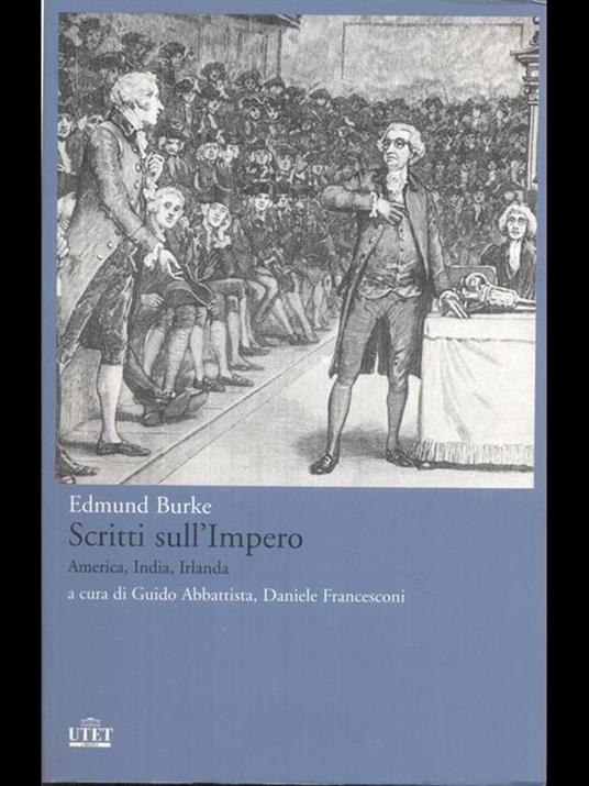 Scritti sull'impero - Edmund Burke - copertina