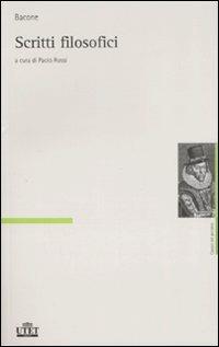 Scritti filosofici - Francesco Bacone - copertina