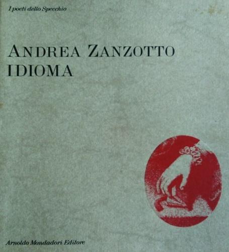 Idioma - Andrea Zanzotto - copertina