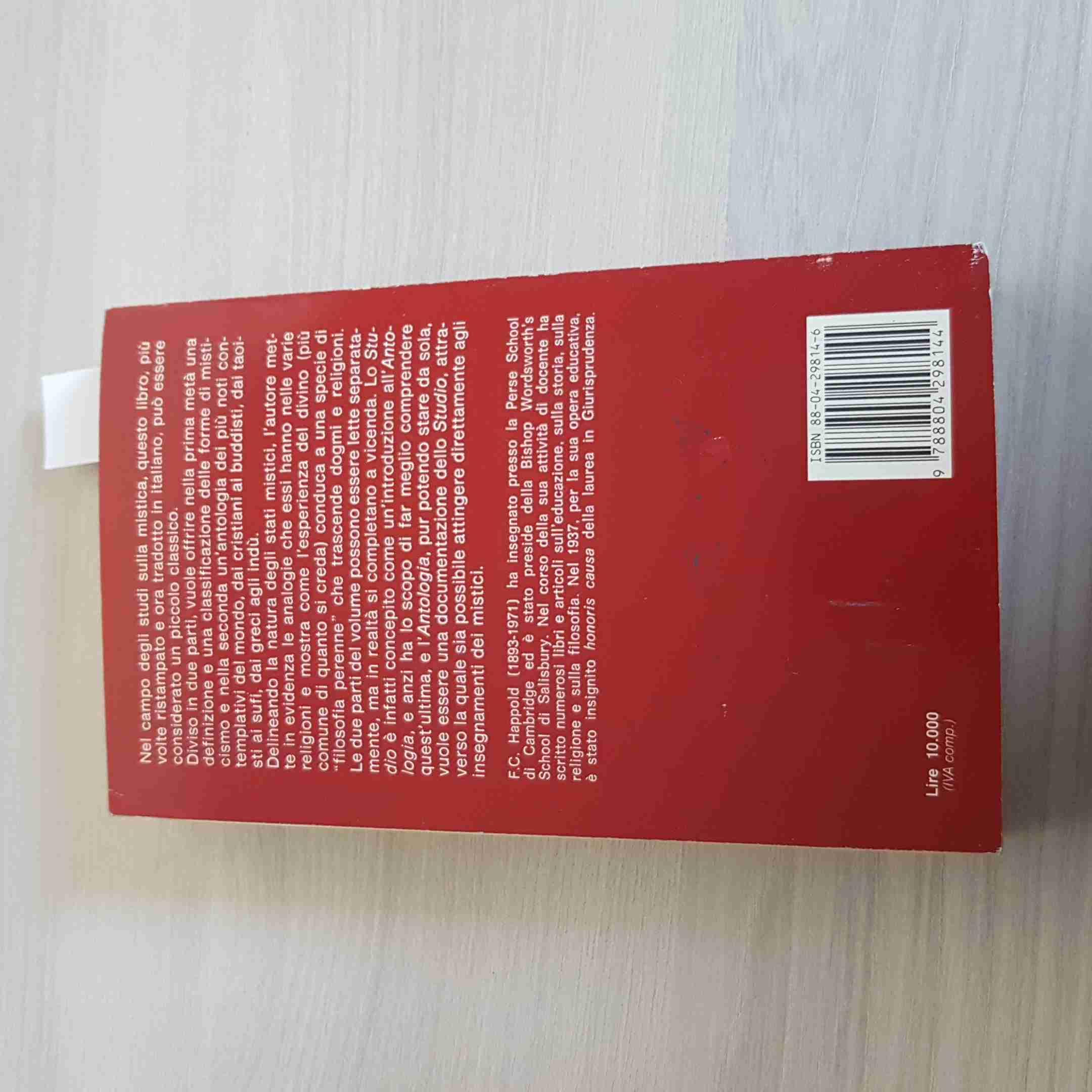 Misticismo. Studio e antologia