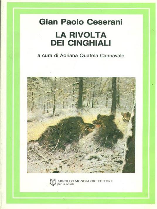 La rivolta dei cinghiali - Gian Paolo Ceserani - copertina