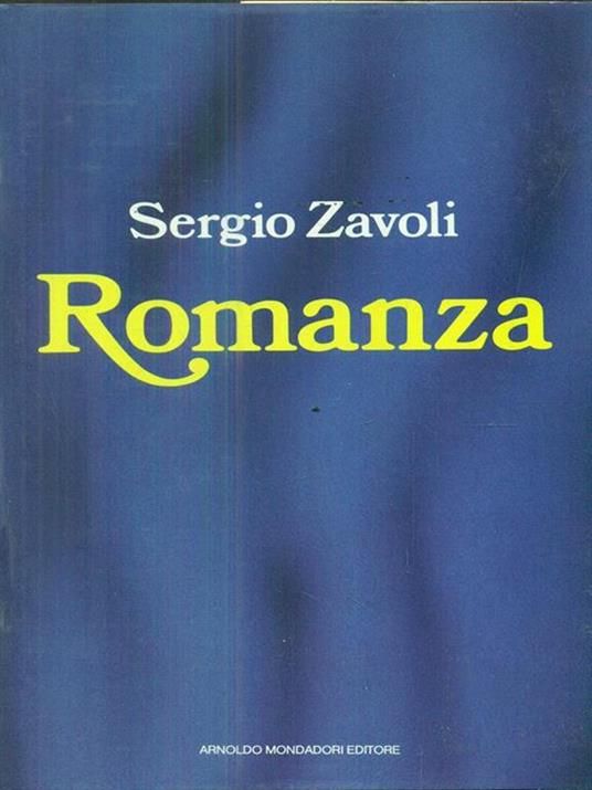 Romanza - Sergio Zavoli - copertina