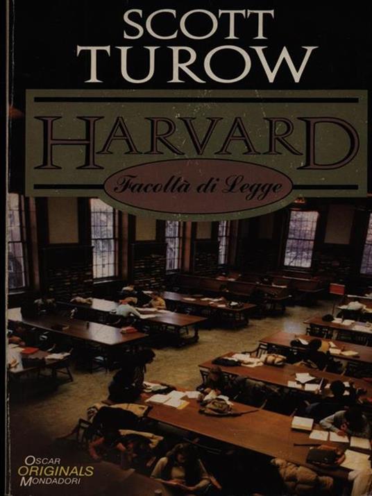 Harvard, facoltà di legge - Scott Turow - copertina