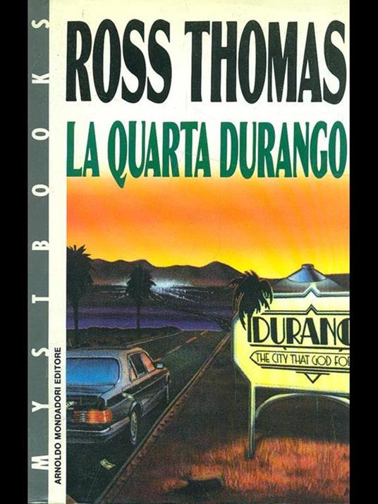 La quarta Durango - Ross Thomas - copertina