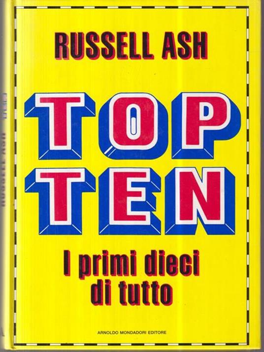 Top ten. I primi 10 di tutto - Russell Ash - copertina