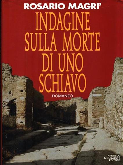 Indagine sulla morte di uno schiavo - Rosario Magrì - copertina