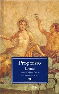 Elegie - Sesto Properzio - copertina