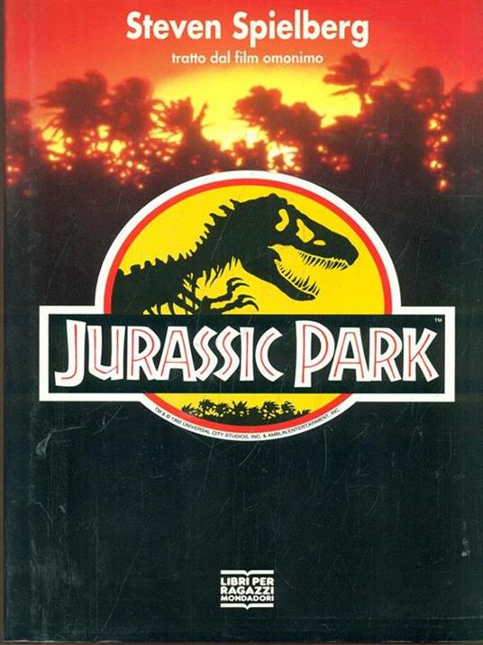 Jurassic park - Steven Spielberg - copertina