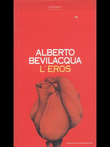 L' eros - Alberto Bevilacqua - copertina