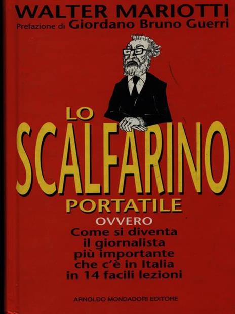 Lo scalfarino portatile - Walter Mariotti - copertina