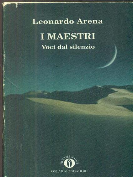 I maestri. Voci dal silenzio - copertina
