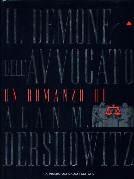 Il demone dell'avvocato - Alan M. Dershowitz - copertina