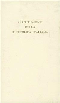 La Costituzione della Repubblica italiana - copertina