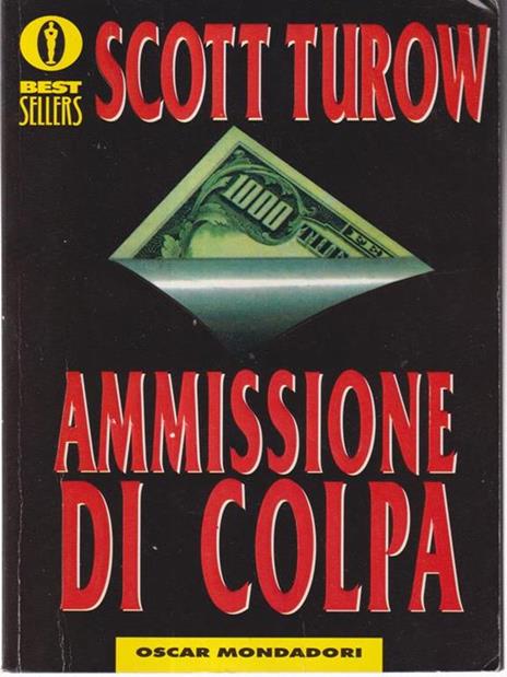 Ammissione di colpa - Scott Turow - copertina