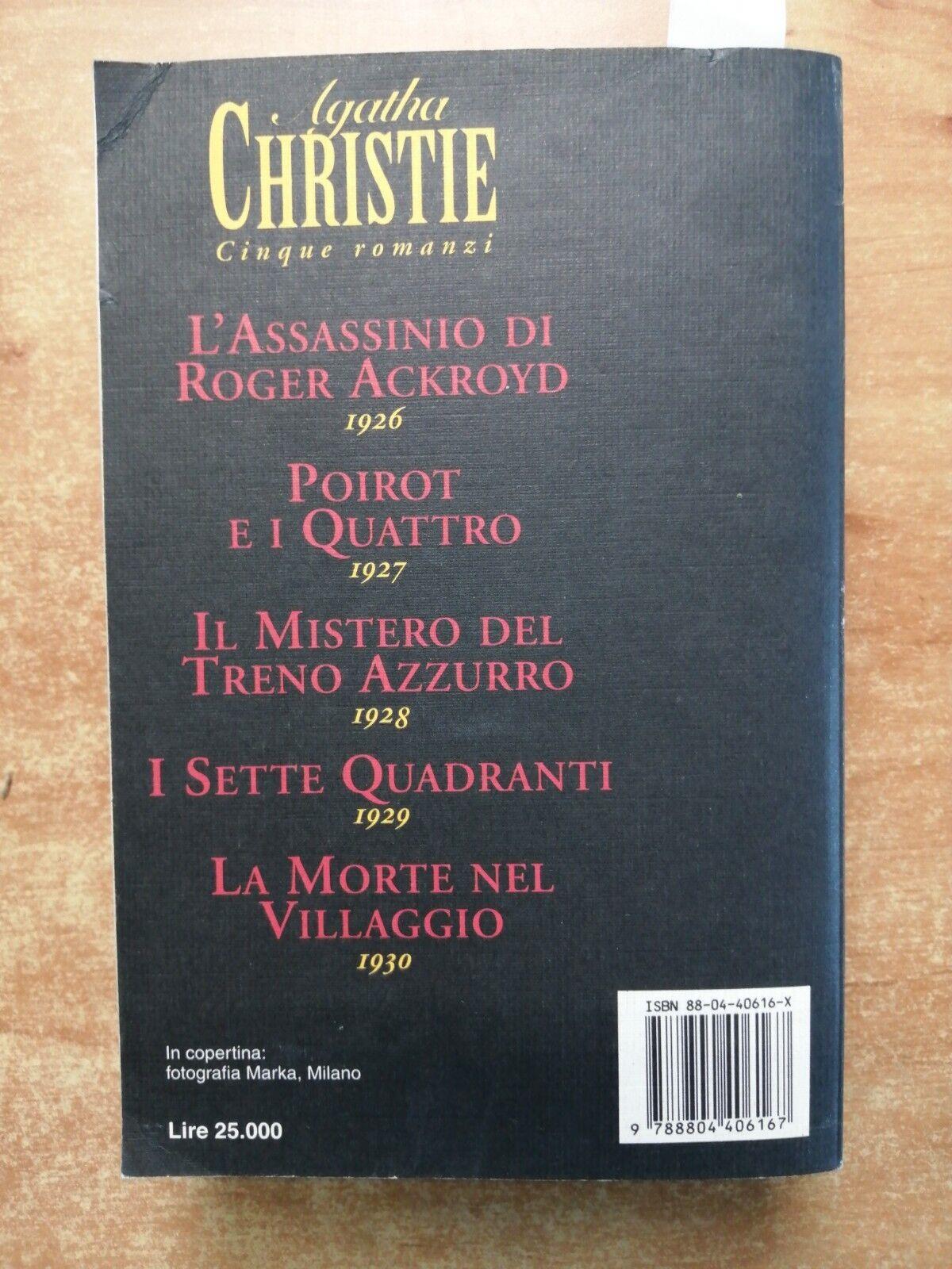 Cinque romanzi: L'assassinio di Roger Ackroyd-Poirot e i Quattro-Il mistero del Treno Azzurro-I Sette Quadranti-La morte nel villaggio. Vol. 2
