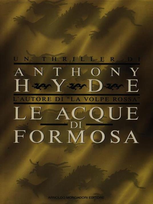 Le acque di Formosa - Anthony Hyde - copertina