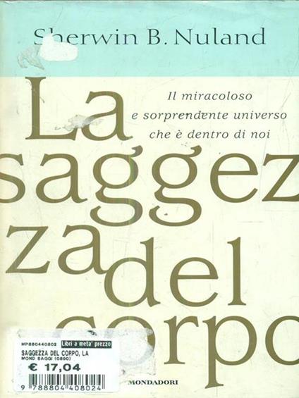 La saggezza del corpo - Sherwin Nuland - copertina
