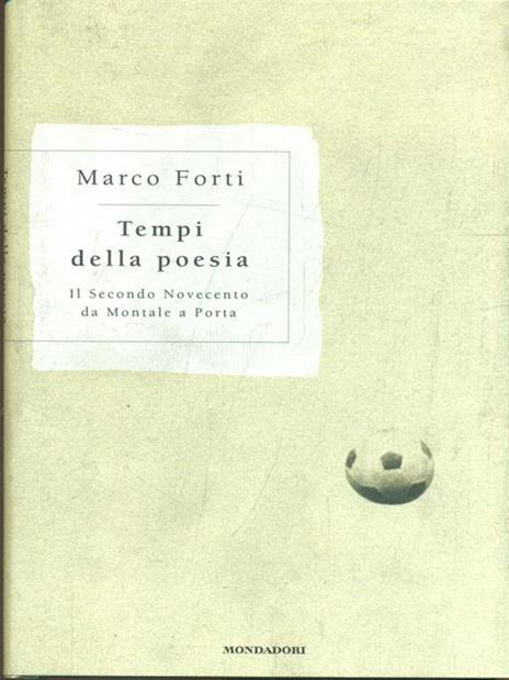 Tempi della poesia. Il secondo Novecento da Montale a Porta - copertina