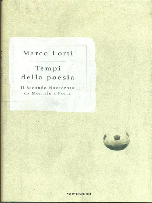 Tempi della poesia. Il secondo Novecento da Montale a Porta - copertina