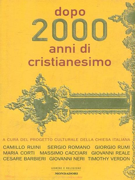 Dopo 2000 anni di cristianesimo - copertina