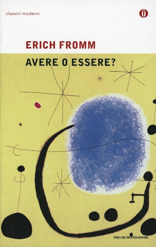 Avere o essere? - Erich Fromm - copertina