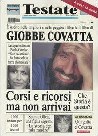 Corsi e ricorsi ma non arrivai. Che Storia è questa? - Giobbe Covatta - copertina