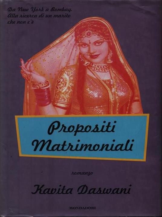 Propositi matrimoniali - Kavita Daswani - copertina