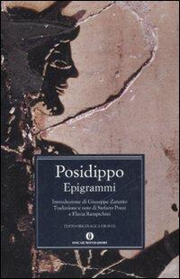Epigrammi. Testo greco a fronte - Posidippo - copertina