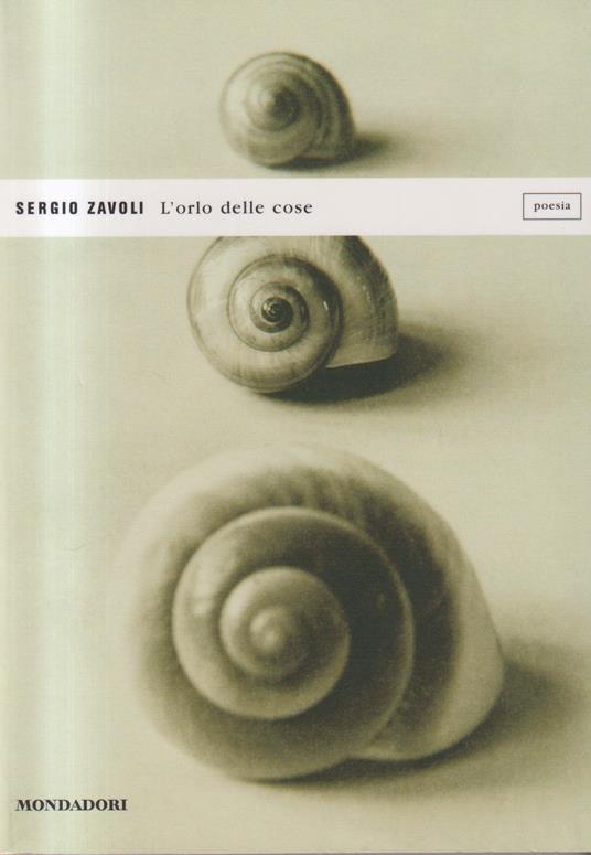 L' orlo delle cose - Sergio Zavoli - copertina
