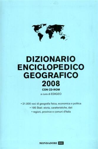 Dizionario enciclopedico geografico 2008. Con CD-ROM - copertina