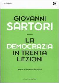 La democrazia in trenta lezioni - Giovanni Sartori - copertina