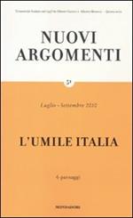 Nuovi argomenti. Vol. 51: umile Italia, L'.