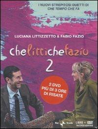 Che Litti che Fazio 2. 2 DVD. Con libro - Luciana Littizzetto,Fabio Fazio - copertina