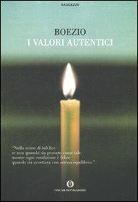 I valori autentici - Severino Boezio - copertina