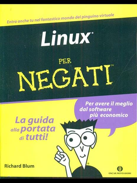 Linux per negati - Richard Blum - copertina