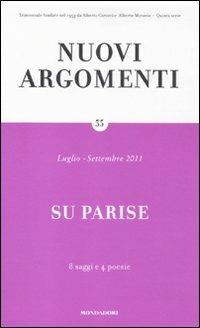 Nuovi argomenti. Vol. 55: Su Parise. - copertina