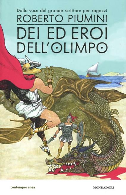 Dei ed eroi dell'Olimpo - Roberto Piumini - copertina