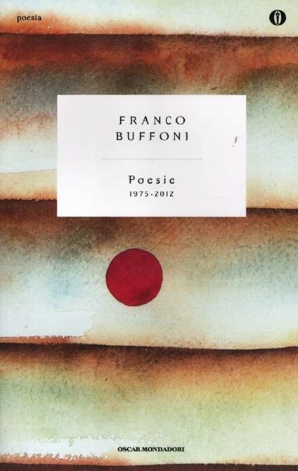 Poesie 1975-2012 - Franco Buffoni - copertina