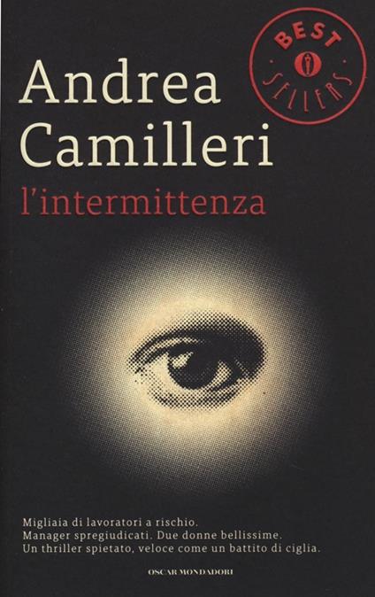 L' intermittenza - Andrea Camilleri - copertina