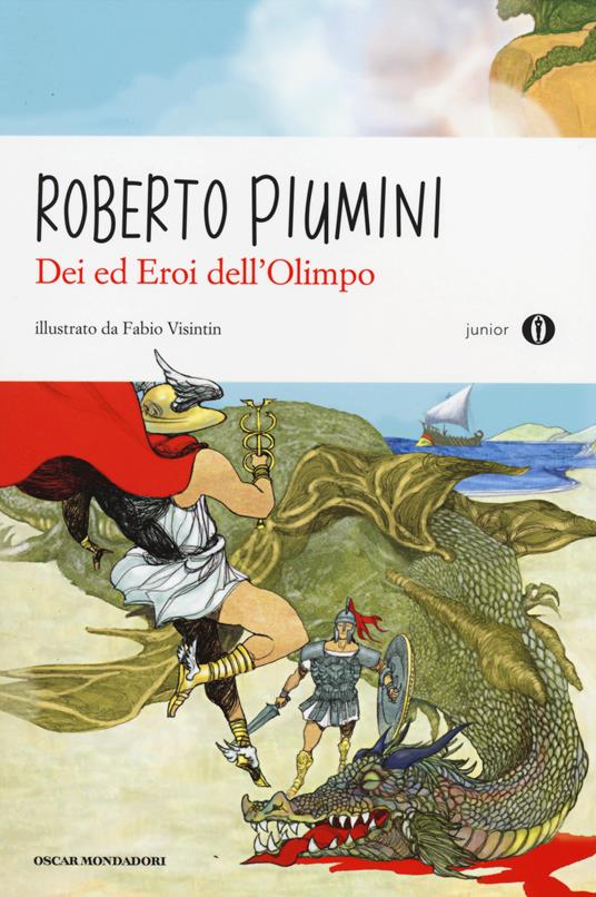 Dei ed eroi dell'Olimpo - Roberto Piumini - copertina