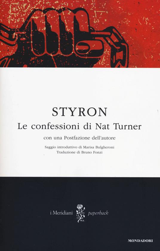 Le confessioni di Nat Turner - William Styron - copertina