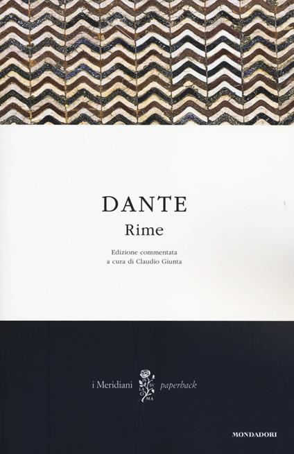 Rime. Ediz. commentata - Dante Alighieri - copertina