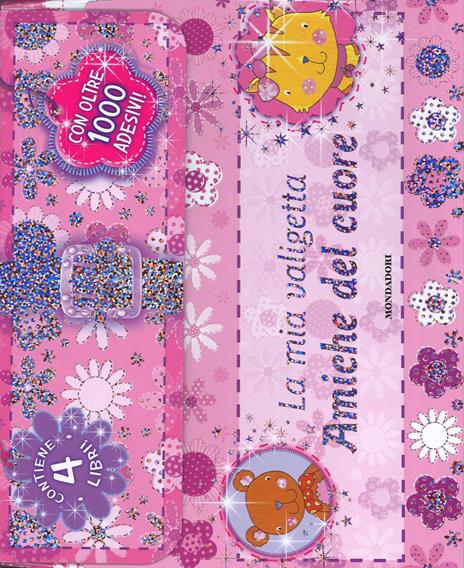 Amiche del cuore. La mia valigetta. Con adesivi. Ediz. illustrata - copertina