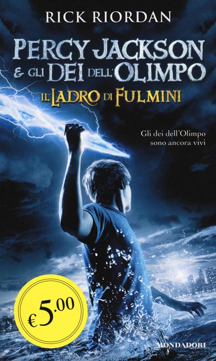 Il ladro di fulmini. Percy Jackson e gli dei dell'Olimpo - Rick Riordan - copertina