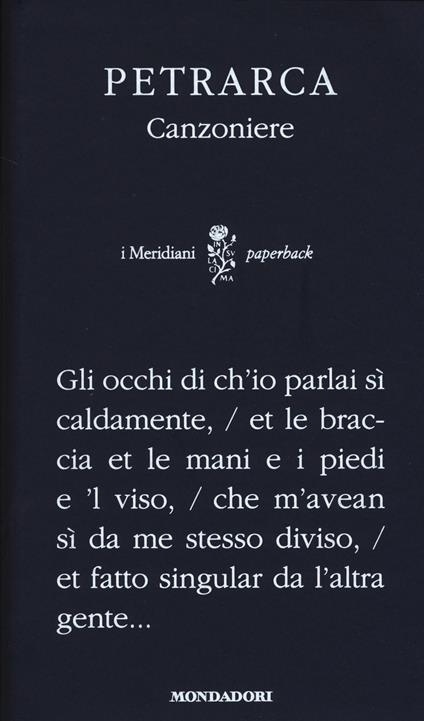 Canzoniere - Francesco Petrarca - copertina