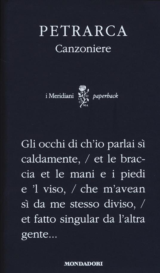 Canzoniere - Francesco Petrarca - copertina