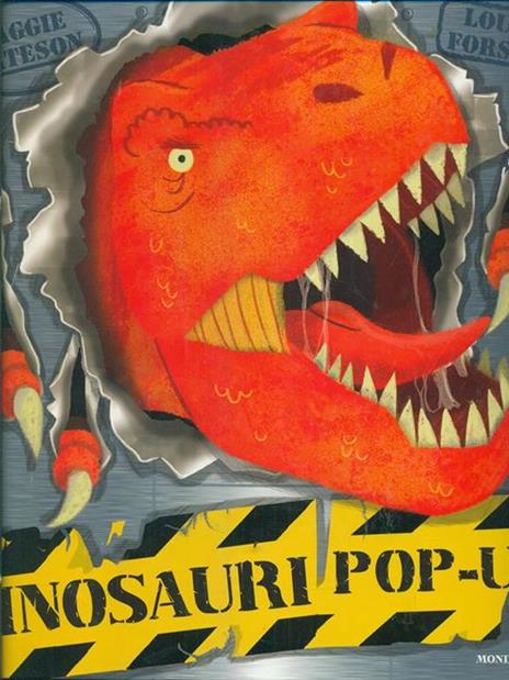 Dinosauri pop-up! Con adesivi - Maggie Bateson,Louise Forshaw - 4