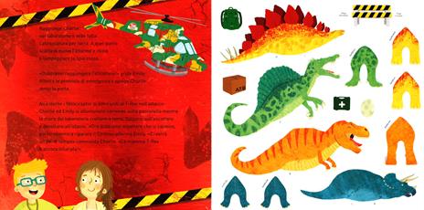 Dinosauri pop-up! Con adesivi - Maggie Bateson,Louise Forshaw - 8