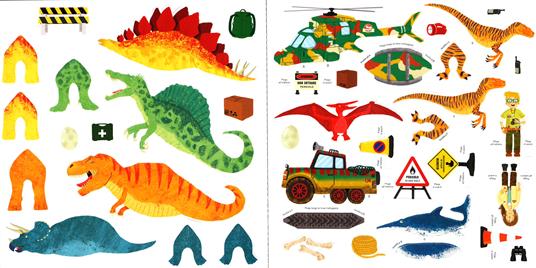 Dinosauri pop-up! Con adesivi - Maggie Bateson,Louise Forshaw - 9