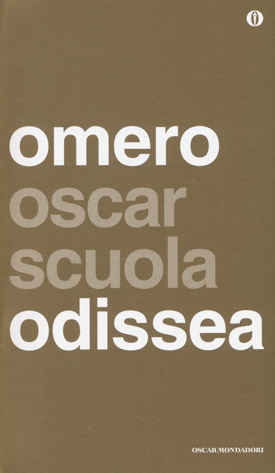 Odissea. Testo greco a fronte - Omero - copertina